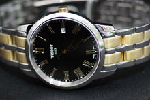Load image into Gallery viewer, Tissot T Classic Dream Black Dial Two Tone Steel Strap Watch for Men - T033.410.22.053.01