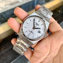 Load image into Gallery viewer, Tissot PRX Powermatic 80 White Dial Silver Steel Strap Watch for Men - T137.207.11.111.00