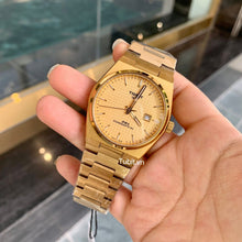 Load image into Gallery viewer, Tissot PRX Powermatic 80 Gold Dial Gold Steel Strap Watch for Men - T137.407.33.021.00