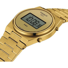Load image into Gallery viewer, Tissot PRX Digital Quartz Gold Dial Gold Steel Strap Watch for Men - T137.463.33.020.00