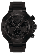 Load image into Gallery viewer, Tissot T-Race Chronograph Black Dial Black Rubber Strap Watch for Men - T141.417.37.061.00