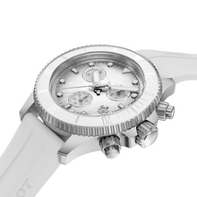 Load image into Gallery viewer, Tissot Seastar 1000 Chronograph Grey Dial White Rubber Strap Watch for Men - T120.217.17.011.00