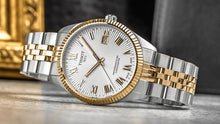 Load image into Gallery viewer, Tissot Ballade Powermatic 80 Cosc Silver Dial Two Tone Steel Strap Watch for Men - T156.408.22.033.00