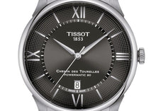 Load image into Gallery viewer, Tissot Chemin Des Tourelles Powermatic 80 Grey Dial Silver Steel Strap Watch for Men - T139.407.11.068.00