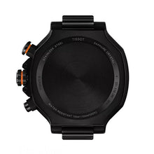 Load image into Gallery viewer, Tissot T Race Chronograph Black Dial Orange Rubber Strap Watch for Men - T141.417.37.051.02
