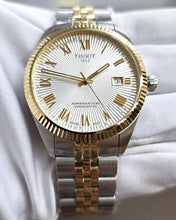 Load image into Gallery viewer, Tissot Ballade Powermatic 80 Cosc Silver Dial Two Tone Steel Strap Watch for Men - T156.408.22.033.00