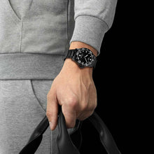 Load image into Gallery viewer, Tissot Seastar 1000 Quartz Black Dial Black Steel Strap Watch for Men - T120.410.33.051.00