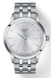 Tissot Classic Dream Silver Dial Silver Steel Strap Watch for Men - T129.410.11.031.00