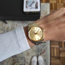 Load image into Gallery viewer, Tissot PR 100 Gold Dial Gold Steel Strap Watch for Women - T150.210.33.021.00