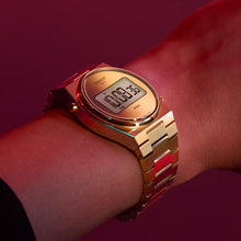 Load image into Gallery viewer, Tissot PRX Digital Quartz Gold Dial Gold Steel Strap Watch for Men - T137.463.33.020.00