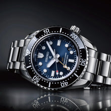 Load image into Gallery viewer, Seiko Prospex Diver Scuba Automatic Blue Dial Silver Steel Strap Watch for Men - SBEJ021
