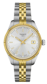Tissot Ballade Quartz Silver Dial Two Tone Steel Strap Watch for Women - T156.210.22.031.00