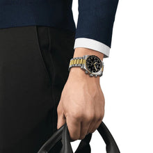Load image into Gallery viewer, Tissot PR516 Chronograph Black Dial Two Tone Steel Strap Watch for Men - T149.417.22.051.00