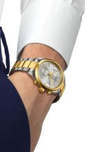 Load image into Gallery viewer, Tissot PR 100 Chronograph Silver Dial Two Tone Steel Strap Watch for Men - T150.417.22.031.00