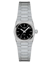 Load image into Gallery viewer, Tissot PRX Quartz Diamonds Black Dial Silver Steel Strap Watch for Women - T137.010.11.056.00