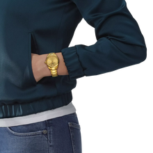 Load image into Gallery viewer, Tissot PR 100 Gold Dial Gold Steel Strap Watch for Women - T150.210.33.021.00