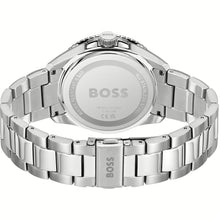 Load image into Gallery viewer, Hugo Boss Runner 3H Orange Dial Silver Steel Strap Watch for Men - 1514206