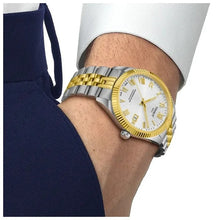 Load image into Gallery viewer, Tissot Ballade Powermatic 80 Cosc Silver Dial Two Tone Steel Strap Watch for Men - T156.408.22.033.00