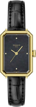 Load image into Gallery viewer, Tissot SRV Black Mother of Pearl Dial Black Leather Strap Watch for Women - T160.110.36.126.00