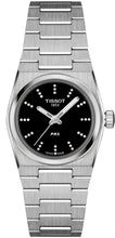 Load image into Gallery viewer, Tissot PRX Quartz Diamonds Black Dial Silver Steel Strap Watch for Women - T137.010.11.056.00