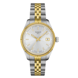 Tissot Ballade Quartz Silver Dial Two Tone Steel Strap Watch for Women - T156.210.22.031.00