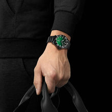 Load image into Gallery viewer, Tissot Tissot Seastar 1000 Quartz Green Dial Black Steel Strap Watch for Men - T120.410.33.091.00