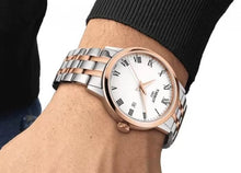 Load image into Gallery viewer, Tissot T Classic Dream Quartz White Dial Two Tone Steel Strap Watch for Men - T129.410.22.013.00