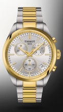 Load image into Gallery viewer, Tissot PR 100 Chronograph Silver Dial Two Tone Steel Strap Watch for Men - T150.417.22.031.00