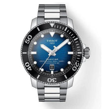 Load image into Gallery viewer, Tissot Seastar 2000 Professional Powermatic 80 Blue Dial Silver Steel Strap Watch for Men - T120.607.11.041.01