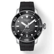 Load image into Gallery viewer, Tissot Seastar 2000 Professional Powermatic 80 Black Dial Black Rubber Strap Watch for Men - T120.607.17.441.00