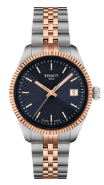 Tissot Ballade Quartz Blue Dial Two Tone Steel Strap Watch for Women - T156.210.22.041.00