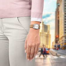 Load image into Gallery viewer, Tissot Stylist Quartz Silver Dial Brown Leather Strap Watch for Women - T159.909.16.031.00