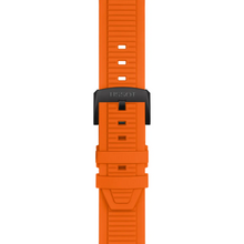 Load image into Gallery viewer, Tissot T Race Chronograph Black Dial Orange Rubber Strap Watch for Men - T141.417.37.051.02
