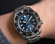 Load image into Gallery viewer, Seiko Prospex Diver Scuba Automatic Blue Dial Silver Steel Strap Watch for Men - SBEJ021