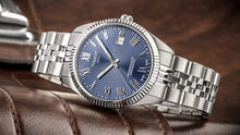 Load image into Gallery viewer, Tissot Ballade Powermatic 80 COSC Blue Dial Silver Steel Strap Watch for Men - T156.408.11.043.00