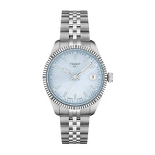 Load image into Gallery viewer, Tissot Ballade Quartz Blue Dial Silver Steel Strap Watch for Women - T156.210.11.351.00