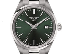 Load image into Gallery viewer, Tissot PR 100 Quartz Green Dial Silver Steel Strap Watch for Women - T150.210.11.091.00