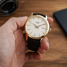 Load image into Gallery viewer, Tissot Classic Dream Ivory Dial Brown Leather Strap Watch for Men - T129.410.36.261.00