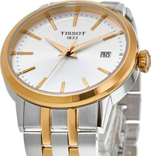 Load image into Gallery viewer, Tissot Classic Dream Silver Dial Two Tone Steel Strap Watch for Men - T129.410.22.031.00