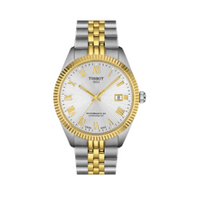 Load image into Gallery viewer, Tissot Ballade Powermatic 80 Cosc Silver Dial Two Tone Steel Strap Watch for Men - T156.408.22.033.00