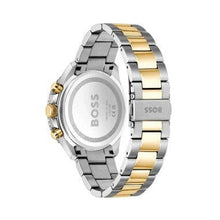 Load image into Gallery viewer, Hugo Boss Runner Chronograph Grey Dial Two Tone Steel Strap Watch for Men - 1514144