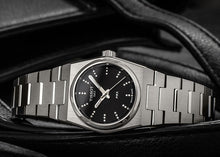 Load image into Gallery viewer, Tissot PRX Quartz Diamonds Black Dial Silver Steel Strap Watch for Women - T137.010.11.056.00