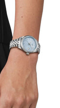Load image into Gallery viewer, Tissot Ballade Quartz Blue Dial Silver Steel Strap Watch for Women - T156.210.11.351.00