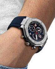 Load image into Gallery viewer, Tissot T Race Moto GP Limited Edition Chronograph Blue Dial Blue Rubber Strap Watch for Men - T141.417.17.047.00