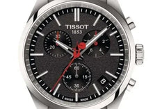 Load image into Gallery viewer, Tissot PR 100 Vuelta Chronograph Black Dial Silver Steel Strap Watch for Men - T150.417.11.051.01