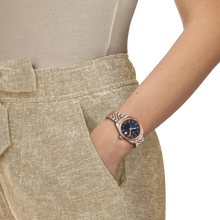 Load image into Gallery viewer, Tissot Ballade Quartz Blue Dial Two Tone Steel Strap Watch for Women - T156.210.22.041.00