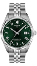 Load image into Gallery viewer, Tissot Ballade Powermatic 80 COSC Green Dial Silver Steel Strap Watch for Men - T156.408.11.093.00