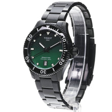 Load image into Gallery viewer, Tissot Tissot Seastar 1000 Quartz Green Dial Black Steel Strap Watch for Men - T120.410.33.091.00