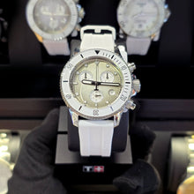 Load image into Gallery viewer, Tissot Seastar 1000 Chronograph Grey Dial White Rubber Strap Watch for Men - T120.217.17.011.00