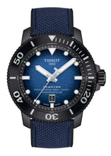 Load image into Gallery viewer, Tissot Seastar 2000 Professional Powermatic 80 Blue Dial Blue Nylon Strap Watch for Men - T120.607.37.041.00